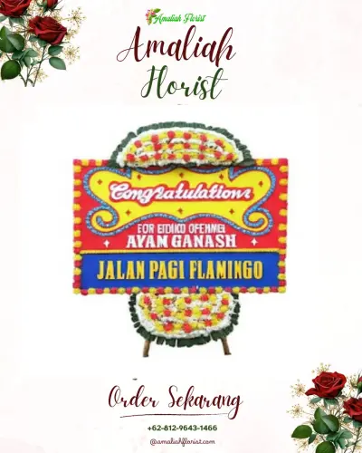 Bunga Papan Congratulation di Galuga